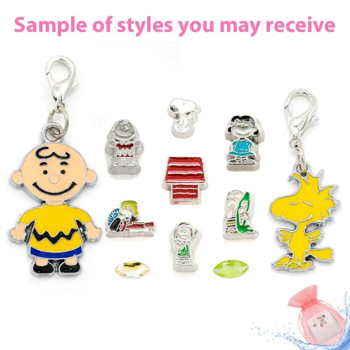 BATH0004PEANUTS Charm Necklaces Charm Drop Peanuts