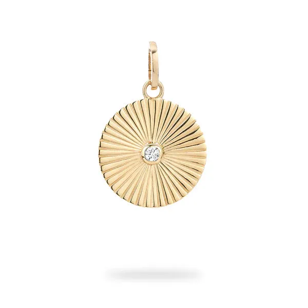 Charm Necklaces Adina Reyter Diamond Rays Hinged Charm