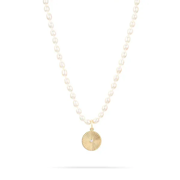 Charm Necklaces Adina Reyter Diamond Rays Hinged Charm