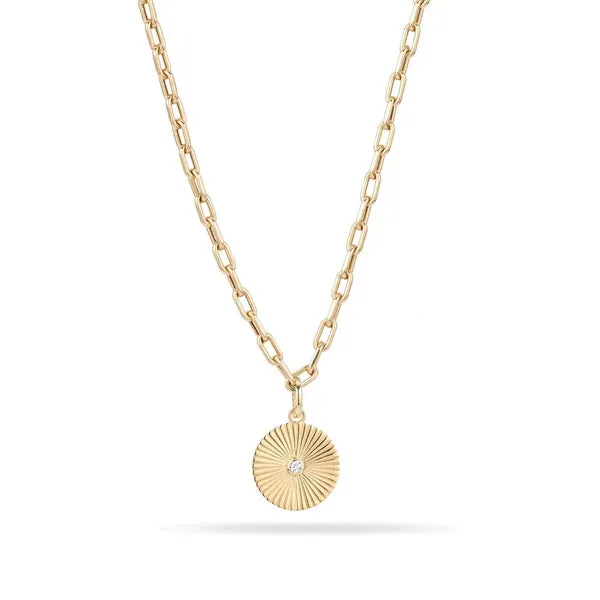 Charm Necklaces Adina Reyter Diamond Rays Hinged Charm