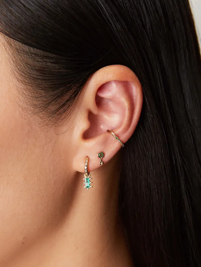 Rainbow Gems Ear Cuff Scosha Earrings
